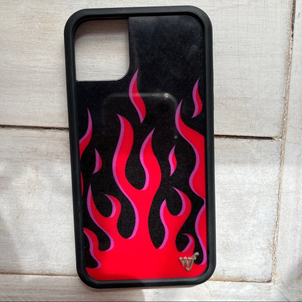 Wildflower Red Flames iPhone 11 Case
